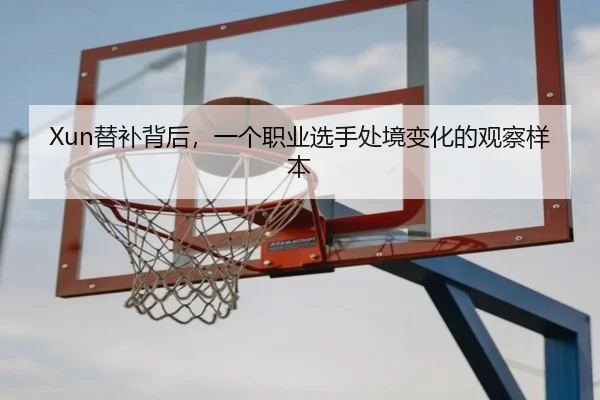 Xun替补背后，一个职业选手处境变化的观察样本